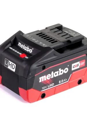 Paiement Sécurisé Metabo LiHD 18 V 8,0 Ah Li-Ion Batterie ( 625369000 ) - système CAS