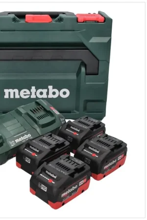 Bon Plan Metabo Basis Set LIHD + 4x Batteries 8,0 Ah + 2x Chargeurs + Coffret de transport Metaloc ( 685135000 )