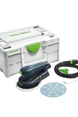 Affaire À Saisir Festool ETS EC 150/5 EQ-Plus Ponceuse excentrique 400 W 150 mm Brushless ( 576329 ) + Coffret de transport Systainer