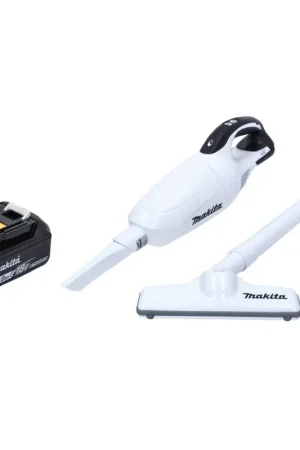 Nouvel Arrivage Makita DCL 181 FZ W Aspirateur sans fil 18 V Wei + 1x batterie 4,0 Ah - sans chargeur