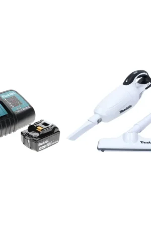 Makita DCL 181 FRM1 W Aspirateur sans fil 18 V Wei + 1x batterie 4,0 Ah + chargeur Satisfait Ou Remboursé