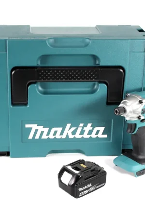 Prix Cassé Makita DTD 156 M1J Clé à choc sans fil 18V 155Nm + 1x batterie 4,0Ah + Makpac - sans chargeur