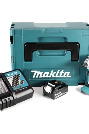 Nouveauté Makita DTD 156 RT1J Clé à choc sans fil 18V 155Nm + 1x batterie 5,0Ah + chargeur + Makpac