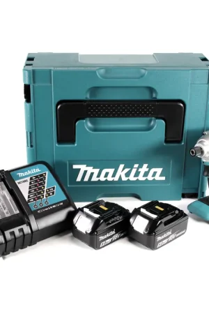 Commande En Gros Makita DTD 156 RTJ Clé à choc sans fil 18V 155Nm + 2x batterie 5,0Ah + chargeur + Makpac
