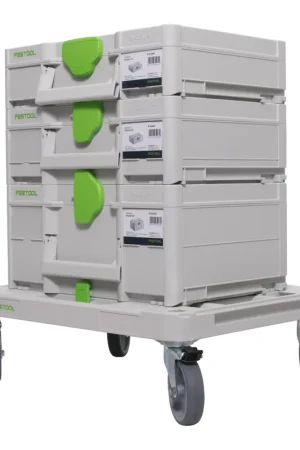 Festool SYS-RB Planche à roulettes (Rollerboy) + Coffret Systainer SYS3 M 112 + Coffret Systainer M 137 + Coffret Systainer M 187 Meilleur Prix