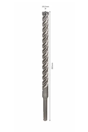 Prix Cassé Bosch SDS-plus 7X Foret en carbure 16x200x265mm, certifié PGM ( 2608576168 )