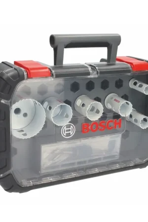 Satisfait Ou Remboursé Bosch Set de scies trépan pour électricien Progressor for Wood and Metal - longue durée de vie, 9 pcs. (2608594191)