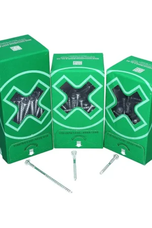 Haute Qualité SPAX Vis réglable 6,0x145 mm, 100 pièces avec rainures d'entrainement, tête plate T-STAR Plus 4Cut WIROX ( 161010601455 )