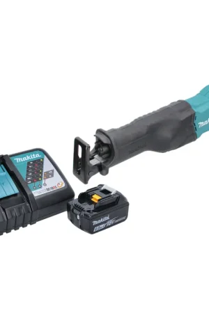 Produit De Marque Makita DJR 186 RG1 Scie sabre sans fil 18 V + 1x Batterie 6,0 Ah + Chargeur