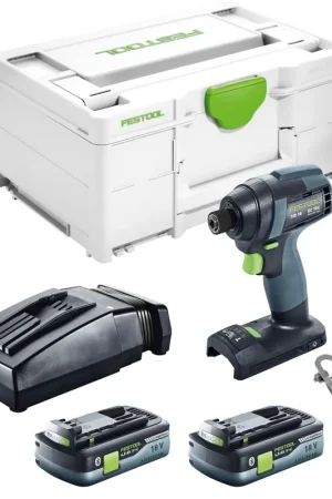 Dernier Modèle Festool TID 18 HPC 4,0 I-Plus Visseuse à choc sans fil 18V 180Nm 1/4" ( 576482 ) + 2x batterie 4,0Ah HighPower + chargeur