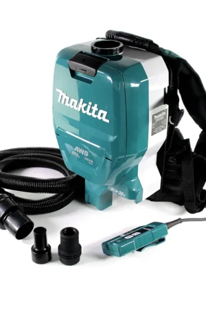 Makita DVC 265 ZXU Aspirateur dorsal sans fil 36 V (2x 18 V) Brushless - sans batterie - sans chargeur Super Prix