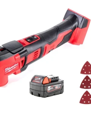 Vente Directe Milwaukee M18 BMT-501 Multi-tool 18V + 1x Batterie 5 Ah - sans chargeur