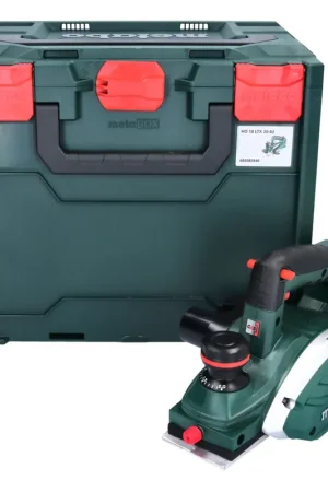 Metabo HO 18 LTX 20-82 Rabot sans fil 82mm 18V Solo + Coffret MetaLoc - sans batterie, sans chargeur (602082840) Promotion Saisonnière