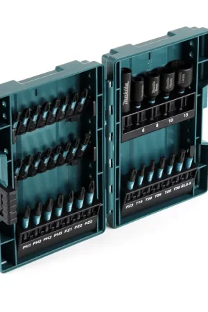 Makita B-66880 Jeu d'embouts de vissage Impact Black - 35 pièces. S2 Stahl + Coffret de transport Promotion
