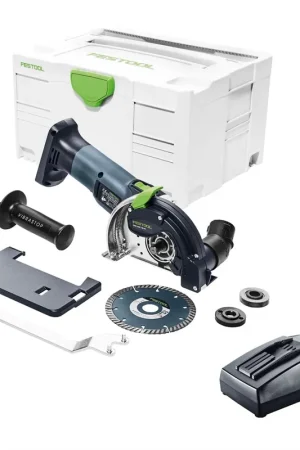 Paiement Sécurisé Festool DSC-AGC 18-125 FH Li EB Système de tronçonnage à main libre sans fil 125mm 18V Brushless ( 575759 ) + chargeur + systainer - sans batterie
