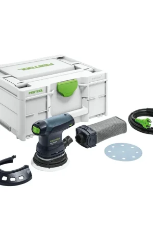 Festool ETS 125 REQ-Plus Ponceuse excentrique 250 W 125 mm ( 576069 ) + Coffret de transport systainer - successeur de 574636 Seulement Aujourd'hui