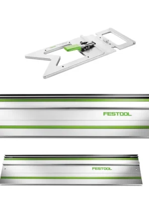Festool Jeu de rails de guidage FS 1400/2 ( 491498 ) + FS 800/2 ( 491499 ) + FS-WA/90° Guide d'angle ( 205229 ) Offre Exclusive