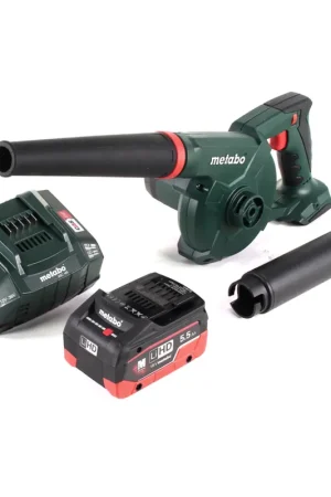 Prix Choc Metabo AG 18 Souffleur sans fil 18 V + 1x Batterie LiHD 5,5 Ah + Chargeur