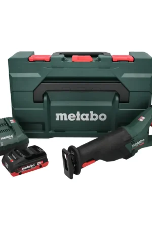 Affaire À Saisir Metabo SSE 18 LTX BL Scie sabre sans fil 18V Brushless + 1x Batterie 4,0 Ah + Chargeur + Coffret MetaBOX