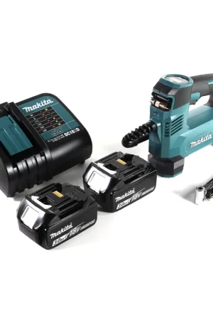 Meilleur Choix Makita DMP 180 SF Compresseur sans fil 18 V 8,3 bar + 2x Batteries 3,0 Ah + Chargeur