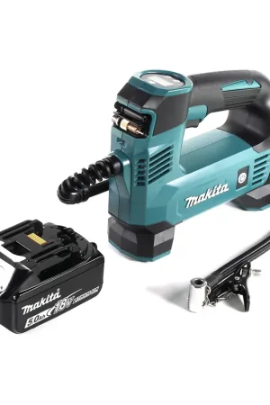 Top Vente Makita DMP 180 T1 Compresseur sans fil 18 V 8,3 bar + 1x Batterie 5,0 Ah - sans chargeur