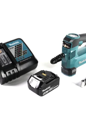 Makita DMP 180 RG1 Compresseur sans fil 18 V 8,3 bar + 1x Batterie 6,0 Ah + Chargeur Meilleur Choix