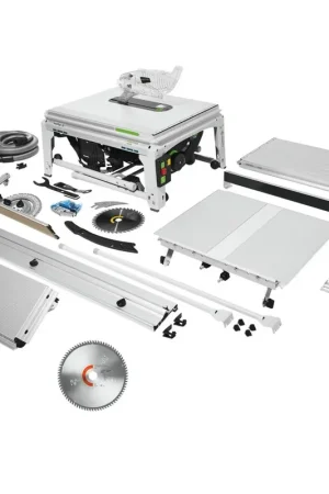 Dernier Modèle Festool TKS 80 EBS Set Scie circulaire de table 254mm 2200W + Lame de scie circulaire spéciale TF80 L (575828) (575977)