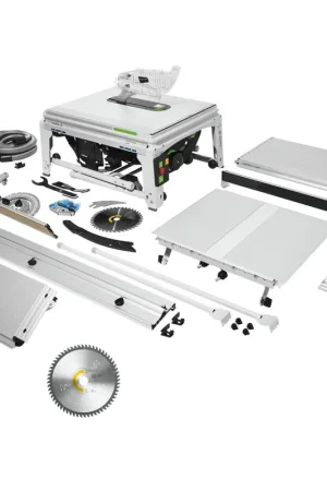 Bon Plan Festool TKS 80 EBS Set Scie circulaire de table 254mm 2200W + Lame de scie circulaire W60 (575828) (575976)