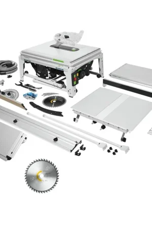 Acheter En Ligne Festool TKS 80 EBS Set Scie circulaire de table 2200 Watt 254 mm ( 575828 ) + lame de scie circulaire universelle W40 ( 575975 )