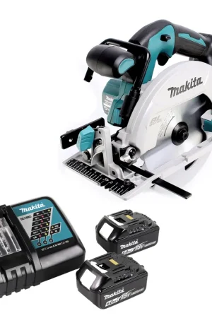 Acheter En Ligne Makita DHS 680 RG scie circulaire portative sans fil 18 V 165 mm Brushless + 2x batterie 6,0 Ah + chargeur