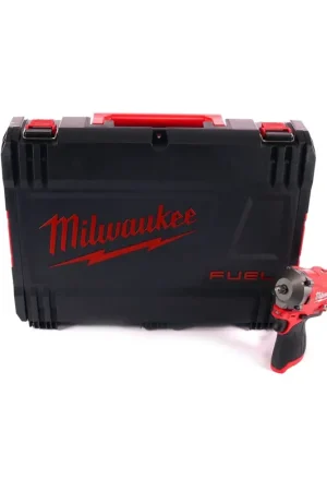 Milwaukee M12 FIW38-0 Boulonneuse à percussion compacte sans fil 339 Nm 12V 3/8" Brushless + CoffretHD Box - sans batterie, sans chargeur (4933464612) Commander Maintenant