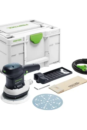 Festool ETS 150/5 EQ-Plus Ponceuse excentrique 310 W -150 mm + Systainer ( 576080 ) - successeur de 575056 Expédié Aujourd'hui