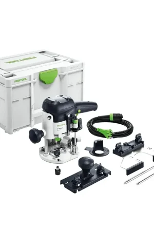 Festool OF 1010 EBQ-Plus Défonceuse 1010 W course 55 mm + Accessoires + Systainer (576196) - successeur de 574335 Haute Qualité