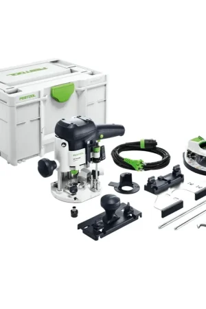Festool OF 1010 EBQ-Plus Défonceuse 1010W 55mm + Coffret Systainer + Boîte de fraisage HF - Successeur de 574383 (576538) Offre Exclusive