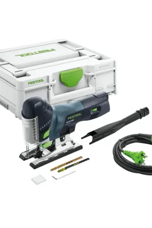 Festool PS 420 EBQ-Plus Scie sauteuse pendulaire 550 W ( 576175 ) + 2x Lames de scie + Systainer - successeur de 576619 Vente Directe