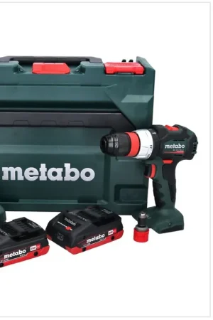Metabo BS 18 LT BL Q Perceuse-visseuse sans fil 18 V 75 Nm brushless + 2x Batteries 4,0 Ah + Chargeur + metaBOX Bon Marché