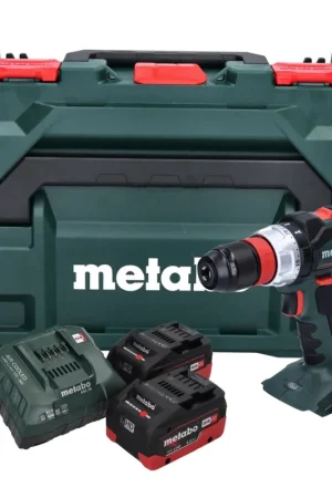 Produit De Marque Metabo BS 18 LT BL Q Perceuse-visseuse sans fil 18 V 75 Nm Brushless + 2x batterie 8,0 Ah + chargeur + metaBOX