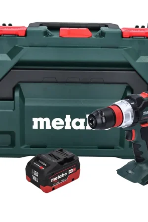 Authentique Metabo BS 18 LT BL Q Perceuse-visseuse sans fil 18 V 75 Nm Brushless + 1x batterie 10,0 Ah + metaBOX - sans chargeur