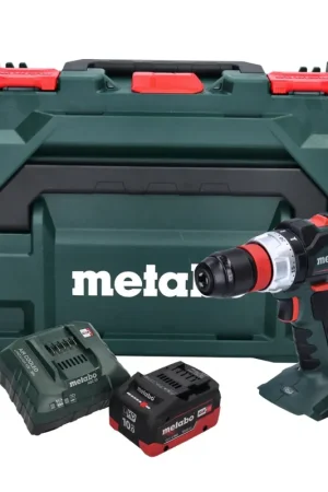 Offre Limitée Metabo BS 18 LT BL Q Perceuse-visseuse sans fil 18 V 75 Nm Brushless + 1x batterie 10,0 Ah + chargeur + metaBOX