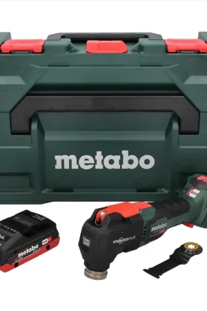 Retour Gratuit Metabo MT 18 LTX BL QSL Outil multifonction sans fil 18 V sans balais Starlock Plus + 1x Batterie 4,0 Ah + Coffret metaBOX - sans chargeur