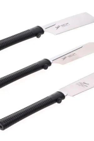 Shogun Japan Set de 3x Lames de scie à bois universelle RYOBA + DOZUKI + KATABA ( M-180R + M-190D + M-190W ) - fabriquées au Japon Prix Cassé