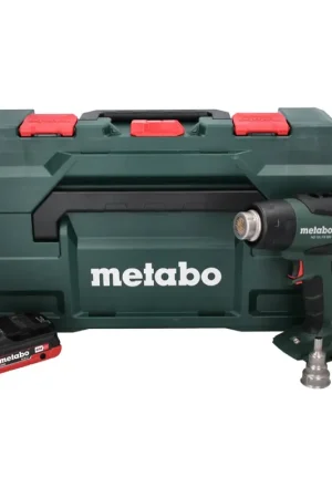 Metabo HG 18 LTX 500 Pistolet à air chaud sans fil 18V 300 - 500 °C + 1x Batterie 4,0Ah + Coffret MetaBox - sans chargeur Prix Cassé