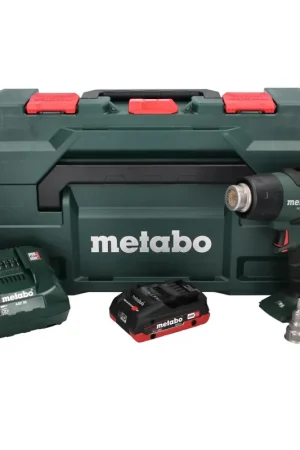 Petit Prix Metabo HG 18 LTX 500 Pistolet à air chaud sans fil 18V 300 - 500 °C + 1x Batterie 4,0Ah + Chargeur + Coffret MetaBox
