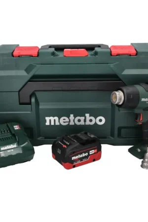 Solde Metabo HG 18 LTX 500 Pistolet à air chaud sans fil 18V 300 - 500 °C + 1x Batterie 5,5Ah + Chargeur + Coffret MetaBox