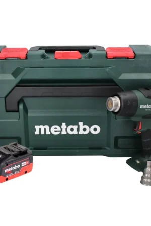 Metabo HG 18 LTX 500 Pistolet à air chaud sans fil 18V 300 - 500 °C + 1x Batterie 8,0 Ah + Coffret MetaBox - sans chargeur Bon Marché