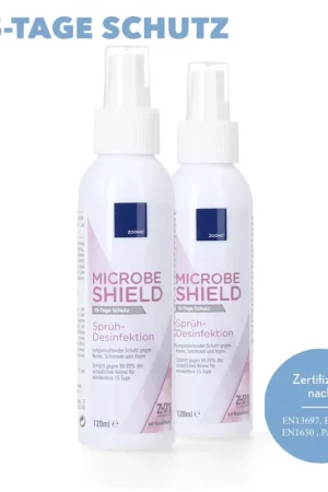 Zoono Z-71 Micobe Shield Désinfectants de surface 120 ml - 2x pièces (certifié selon PAS 2424 / EN13697 / EN1276 / EN1650) Nouvel Arrivage