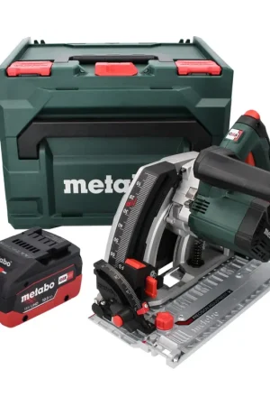 Bon Plan Metabo KT 18 LTX 66 BL Scie circulaire de plongée sans fil 18 V 165 mm + 1x Batterie 10,0 Ah + Coffret metaBOX - sans chargeur