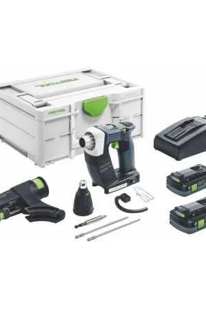 Usine Directe Festool DURADRIVE DWC 18-2500 HPC 4,0 I-Plus Visseuse de chantier sans fil 18 V 18 Nm Brushless ( 576498 ) + 2x batterie 4,0 Ah + chargeur + Systainer ( successeur de 574743 )