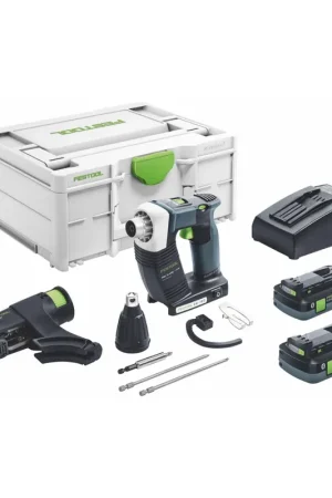 Quantité Limitée Festool DURADRIVE DWC 18-4500 HPC 4,0 I-Plus Visseuse de chantier sans fil 18 V 14 Nm Brushless ( 576502 ) + 2x batterie 4,0 Ah + chargeur + Systainer ( successeur de 574745 )