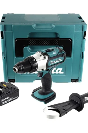 Prix Cassé Makita DDF 451 G1J Perceuse-visseuse sans fil 18 V 80 Nm + 1x Batterie 6,0 Ah + Makpac - sans chargeur